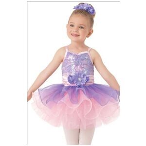 Weissman recital Dance costume  'I'm a Believer' Girls Size XSC Style# 15656